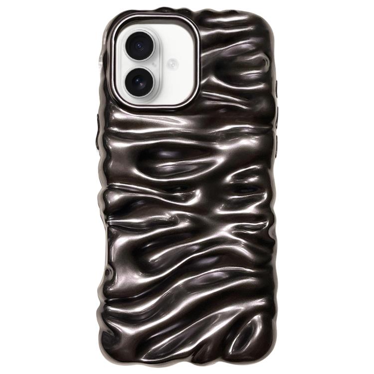 Cream Texture Electroplating TPU Full Coverage Phone Case, For iPhone 17, For iPhone 16 Pro Max, For iPhone 16 Pro, For iPhone 16, For iPhone 15 Pro Max
