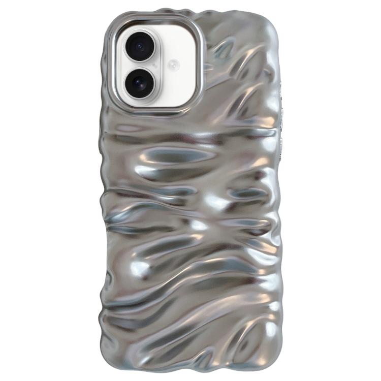 Cream Texture Electroplating TPU Full Coverage Phone Case, For iPhone 17, For iPhone 16 Pro Max, For iPhone 16 Pro, For iPhone 16, For iPhone 15 Pro Max