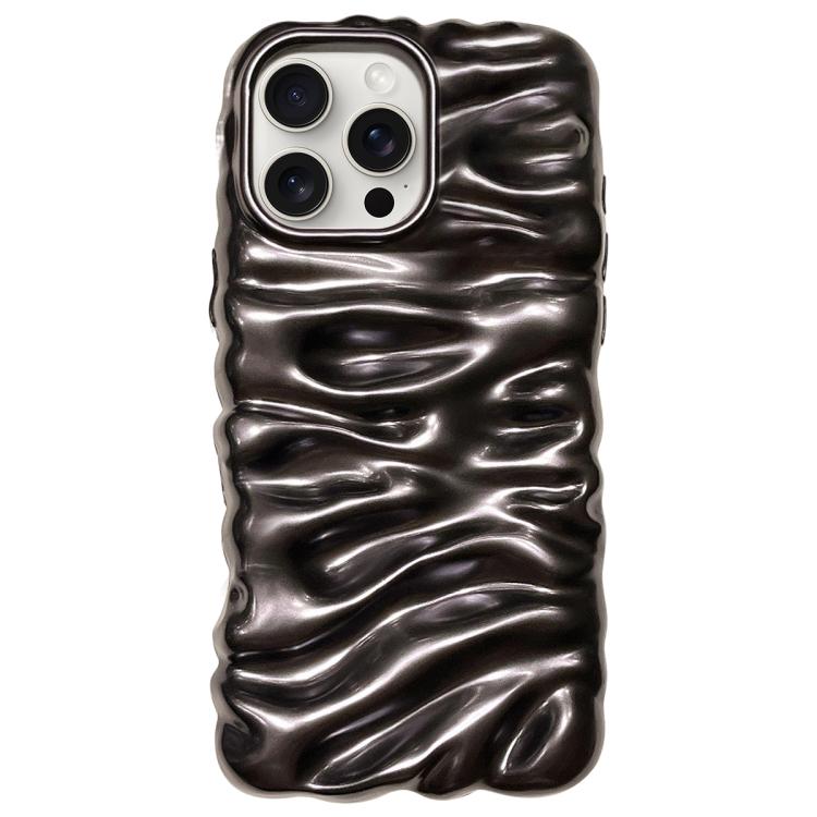 Cream Texture Electroplating TPU Full Coverage Phone Case, For iPhone 17, For iPhone 16 Pro Max, For iPhone 16 Pro, For iPhone 16, For iPhone 15 Pro Max