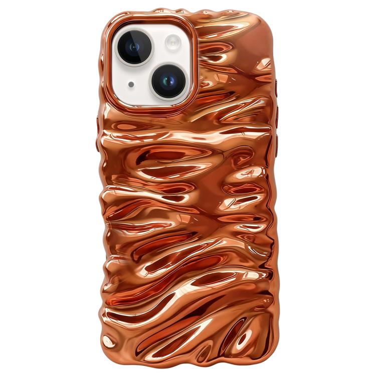Cream Texture Electroplating TPU Full Coverage Phone Case, For iPhone 14 Plus, For iPhone 14, For iPhone 14 Pro, For iPhone 14 Pro Max