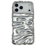 เคสโทรศัพท์ TPU ชุบอิเล็กโทรพลาติงลายครีม ครอบคลุมเต็มรูปแบบ สำหรับ iPhone 17 Pro Max, สำหรับ iPhone 17 Pro