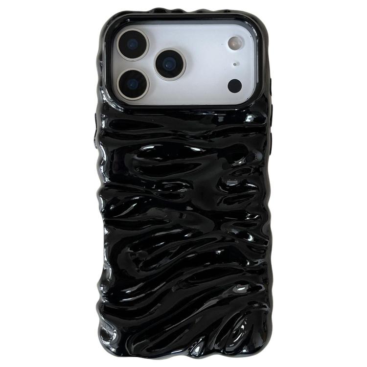 เคสโทรศัพท์ TPU ชุบอิเล็กโทรพลาติงลายครีม ครอบคลุมเต็มรูปแบบ สำหรับ iPhone 17 Pro Max, สำหรับ iPhone 17 Pro