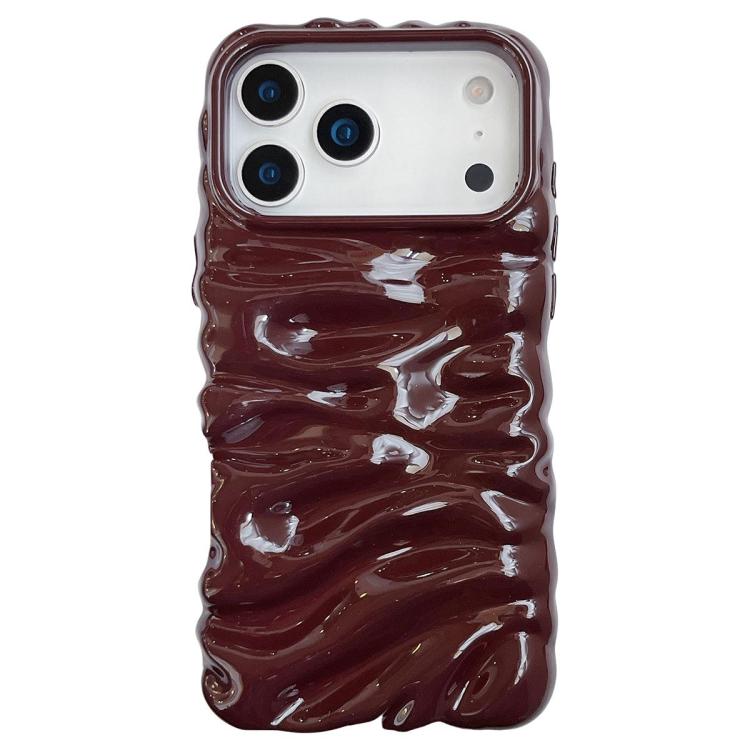 เคสโทรศัพท์ TPU ชุบอิเล็กโทรพลาติงลายครีม ครอบคลุมเต็มรูปแบบ สำหรับ iPhone 17 Pro Max, สำหรับ iPhone 17 Pro