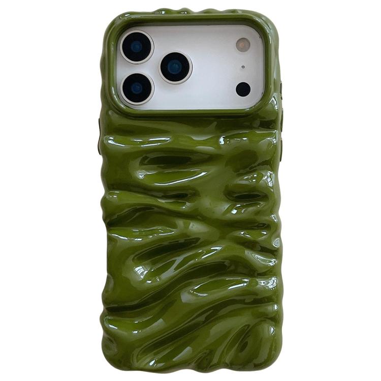 เคสโทรศัพท์ TPU ชุบอิเล็กโทรพลาติงลายครีม ครอบคลุมเต็มรูปแบบ สำหรับ iPhone 17 Pro Max, สำหรับ iPhone 17 Pro