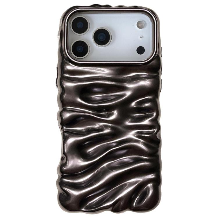 Cream Texture Electroplating TPU Full Coverage Phone Case, For iPhone 18 Pro Max, For iPhone 17 Pro Max, For iPhone 17 Pro