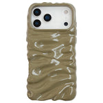 Cream Texture Electroplating TPU Full Coverage Phone Case, For iPhone 18 Pro Max, For iPhone 17 Pro Max, For iPhone 17 Pro