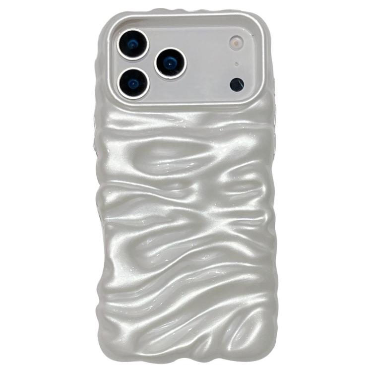 Cream Texture Electroplating TPU Full Coverage Phone Case, For iPhone 18 Pro Max, For iPhone 17 Pro Max, For iPhone 17 Pro