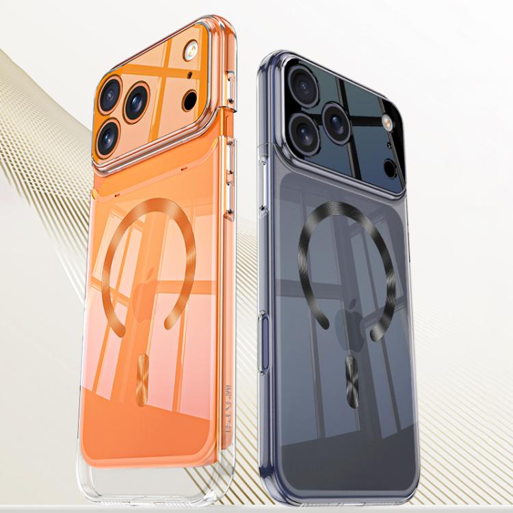 เคสโทรศัพท์โปร่งใส MagSafe แม่เหล็กลาย CD GKK Phantom สำหรับ iPhone 17 Pro Max, สำหรับ iPhone 17 Pro