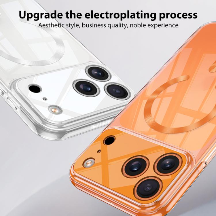 เคสโทรศัพท์โปร่งใส MagSafe แม่เหล็กลาย CD GKK Phantom สำหรับ iPhone 17 Pro Max, สำหรับ iPhone 17 Pro
