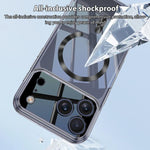 เคสโทรศัพท์โปร่งใส MagSafe แม่เหล็กลาย CD GKK Phantom สำหรับ iPhone 17 Pro Max, สำหรับ iPhone 17 Pro