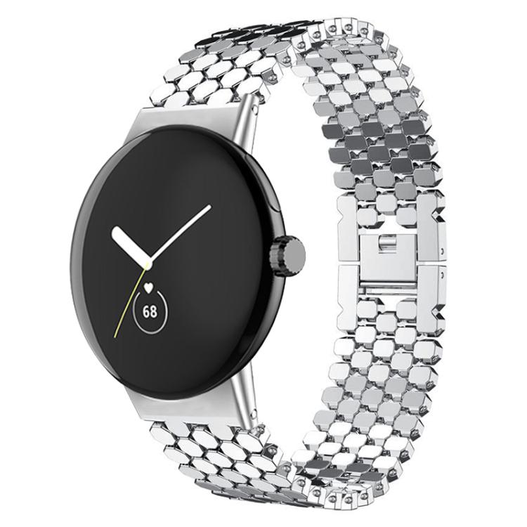 xDfind สายนาฬิกาโลหะลายเกล็ดปลา สำหรับ Google Pixel Watch 4 / Watch 3 45mm, สำหรับ Google Pixel Watch 4 / 3 / 2 / 1 41mm