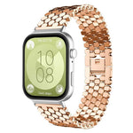 xDfind Fish Scale Texture Metal Watch Band, For Huawei Watch Fit4 / Fit4 Pro / Fit3