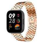 xDfind Fish Scale Texture Metal Watch Band, For Xiaomi Band 10 Pro/9 Pro/Redmi Watch 6/5, For Redmi Watch 3 Active / Watch 3 Lite, For Redmi Watch 3