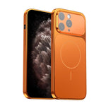 Corning Glass Plating Large Window MagSafe Phone Case, For iPhone 12 Pro, For iPhone 11 Pro Max, For iPhone 11