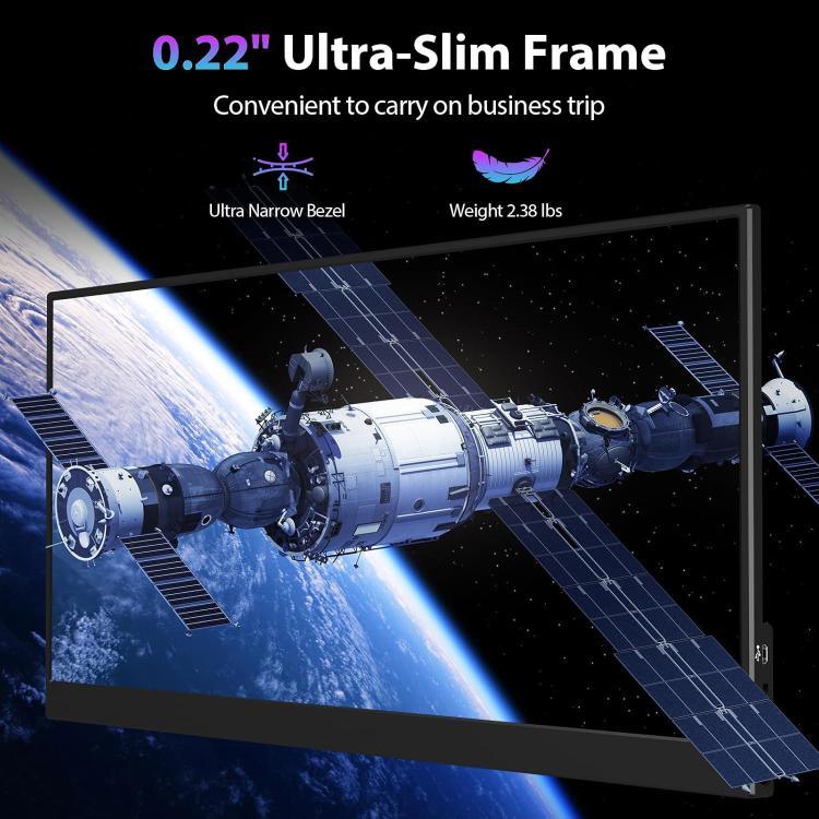 จอภาพพกพา 16.1 นิ้ว 2.5K 144Hz ขยายหน้าจอ P161Q10G, 16.1 นิ้ว 2.5K 144Hz