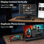จอภาพพกพา 16.1 นิ้ว 2.5K 144Hz ขยายหน้าจอ P161Q10G, 16.1 นิ้ว 2.5K 144Hz