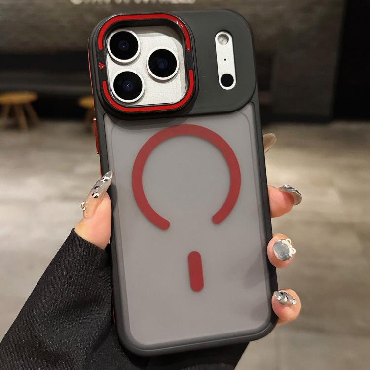 เคสโทรศัพท์แม่เหล็ก MagSafe ที่จับเลนส์โลหะฟรอสต์สัมผัสเหมือนผิวหนัง สำหรับ iPhone 17 Pro Max, สำหรับ iPhone 17 Pro, สำหรับ iPhone 17, สำหรับ iPhone Air, สำหรับ iPhone 16 Pro Max, สำหรับ iPhone 16 Pro