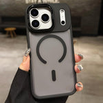 เคสโทรศัพท์แม่เหล็ก MagSafe ที่จับเลนส์โลหะฟรอสต์สัมผัสเหมือนผิวหนัง สำหรับ iPhone 17 Pro Max, สำหรับ iPhone 17 Pro, สำหรับ iPhone 17, สำหรับ iPhone Air, สำหรับ iPhone 16 Pro Max, สำหรับ iPhone 16 Pro