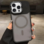 เคสโทรศัพท์แม่เหล็ก MagSafe ที่จับเลนส์โลหะฟรอสต์สัมผัสเหมือนผิวหนัง สำหรับ iPhone 17 Pro Max, สำหรับ iPhone 17 Pro, สำหรับ iPhone 17, สำหรับ iPhone Air, สำหรับ iPhone 16 Pro Max, สำหรับ iPhone 16 Pro