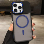 เคสโทรศัพท์แม่เหล็ก MagSafe ที่จับเลนส์โลหะฟรอสต์สัมผัสเหมือนผิวหนัง สำหรับ iPhone 17 Pro Max, สำหรับ iPhone 17 Pro, สำหรับ iPhone 17, สำหรับ iPhone Air, สำหรับ iPhone 16 Pro Max, สำหรับ iPhone 16 Pro