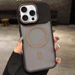 เคสโทรศัพท์แม่เหล็ก MagSafe ที่จับเลนส์โลหะฟรอสต์สัมผัสเหมือนผิวหนัง สำหรับ iPhone 17 Pro Max, สำหรับ iPhone 17 Pro, สำหรับ iPhone 17, สำหรับ iPhone Air, สำหรับ iPhone 16 Pro Max, สำหรับ iPhone 16 Pro
