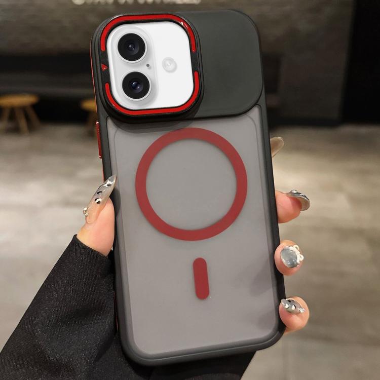 เคสโทรศัพท์ MagSafe แบบที่ใส่เลนส์โลหะผิวด้าน Skin Feel Frosted สำหรับ iPhone 16 Plus, iPhone 16, iPhone 15 Pro Max, iPhone 15 Pro, iPhone 15, iPhone 14