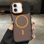 เคสโทรศัพท์ MagSafe แบบที่ใส่เลนส์โลหะผิวด้าน Skin Feel Frosted สำหรับ iPhone 16 Plus, iPhone 16, iPhone 15 Pro Max, iPhone 15 Pro, iPhone 15, iPhone 14