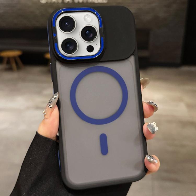 เคสโทรศัพท์ MagSafe แบบที่ใส่เลนส์โลหะผิวด้าน Skin Feel Frosted สำหรับ iPhone 16 Plus, iPhone 16, iPhone 15 Pro Max, iPhone 15 Pro, iPhone 15, iPhone 14
