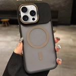 เคสโทรศัพท์ MagSafe แบบที่ใส่เลนส์โลหะผิวด้าน Skin Feel Frosted สำหรับ iPhone 16 Plus, iPhone 16, iPhone 15 Pro Max, iPhone 15 Pro, iPhone 15, iPhone 14