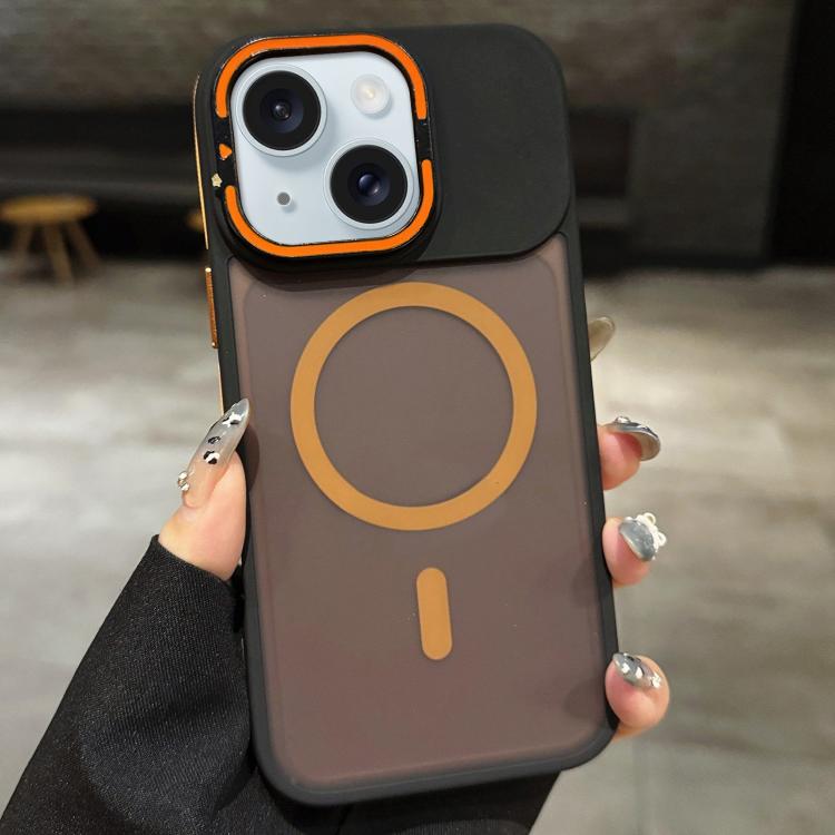 เคสโทรศัพท์ MagSafe แบบที่ใส่เลนส์โลหะผิวด้าน Skin Feel Frosted สำหรับ iPhone 16 Plus, iPhone 16, iPhone 15 Pro Max, iPhone 15 Pro, iPhone 15, iPhone 14