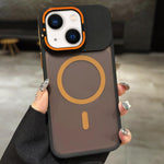 เคสโทรศัพท์ MagSafe แบบที่ใส่เลนส์โลหะผิวด้าน Skin Feel Frosted สำหรับ iPhone 16 Plus, iPhone 16, iPhone 15 Pro Max, iPhone 15 Pro, iPhone 15, iPhone 14