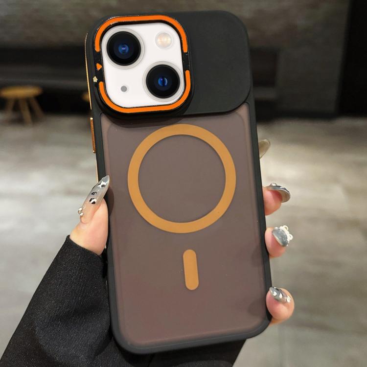 เคสโทรศัพท์ MagSafe แบบที่ใส่เลนส์โลหะผิวด้าน Skin Feel Frosted สำหรับ iPhone 16 Plus, iPhone 16, iPhone 15 Pro Max, iPhone 15 Pro, iPhone 15, iPhone 14
