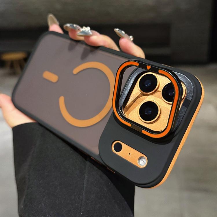 เคสโทรศัพท์แม่เหล็ก MagSafe ที่จับเลนส์โลหะฟรอสต์สัมผัสเหมือนผิวหนัง สำหรับ iPhone 17 Pro Max, สำหรับ iPhone 17 Pro, สำหรับ iPhone 17, สำหรับ iPhone Air, สำหรับ iPhone 16 Pro Max, สำหรับ iPhone 16 Pro