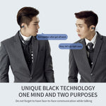 หูฟังบลูทูธ V5.0 แบบหนีบหู YX08 น้ำหนักเบามาก หูฟังสเตอริโอพร้อมไมโครโฟน, หูเดียว