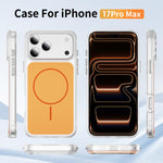 เคสโทรศัพท์ MagSafe แบบแม่เหล็กผิวด้านคริสตัล Skin Feel สำหรับ iPhone 17 Pro Max, iPhone 17 Pro, iPhone 17, iPhone Air