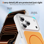 เคสโทรศัพท์ MagSafe แบบแม่เหล็กผิวด้านคริสตัล Skin Feel สำหรับ iPhone 17 Pro Max, iPhone 17 Pro, iPhone 17, iPhone Air