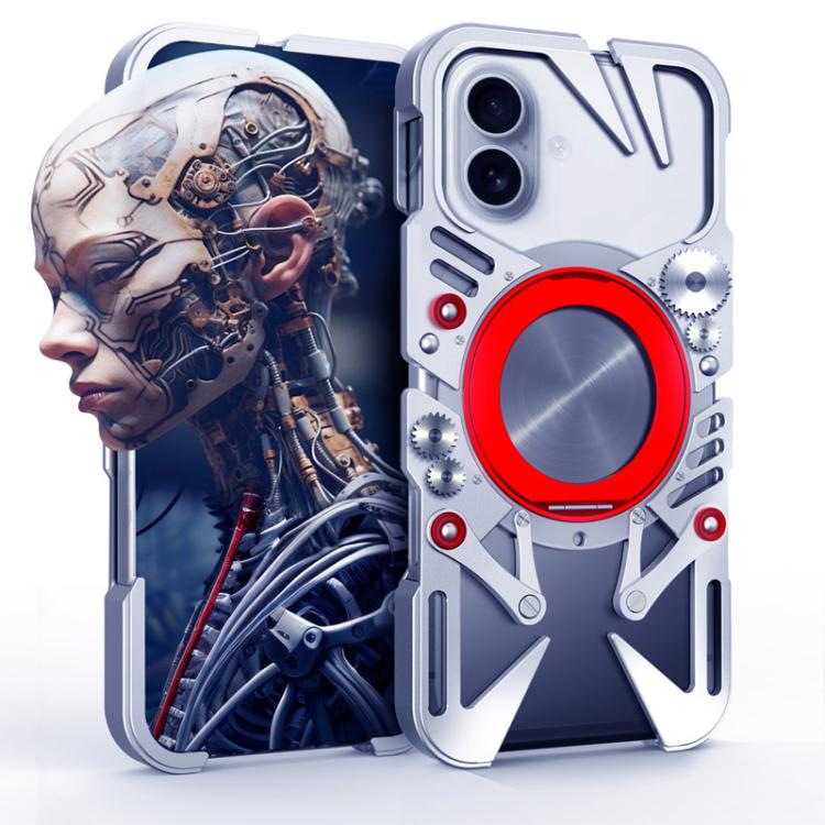 เคสโทรศัพท์โลหะกลวง MagSafe พร้อมขาตั้งหมุนและสายคล้อง สำหรับ iPhone 17e / 16e, สำหรับ iPhone 17 Pro Max, สำหรับ iPhone 17 Pro, สำหรับ iPhone 17, สำหรับ iPhone 16 Pro Max, สำหรับ iPhone 16 Pro, สำหรับ iPhone 16 Plus, สำหรับ iPhone 16