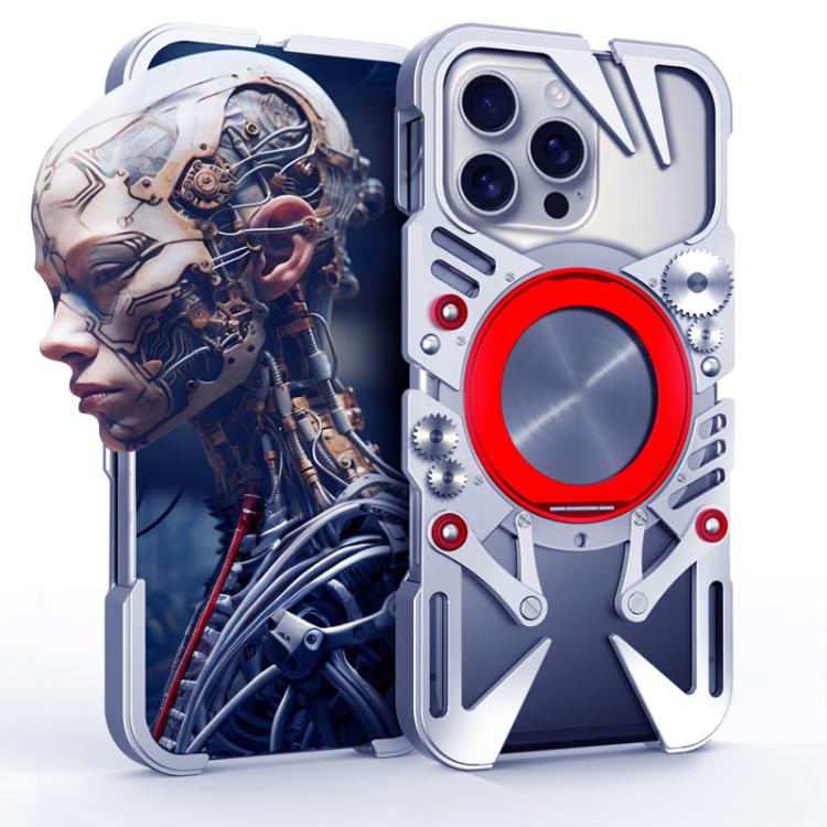 เคสโทรศัพท์โลหะกลวง MagSafe พร้อมขาตั้งหมุนและสายคล้อง สำหรับ iPhone 17e / 16e, สำหรับ iPhone 17 Pro Max, สำหรับ iPhone 17 Pro, สำหรับ iPhone 17, สำหรับ iPhone 16 Pro Max, สำหรับ iPhone 16 Pro, สำหรับ iPhone 16 Plus, สำหรับ iPhone 16