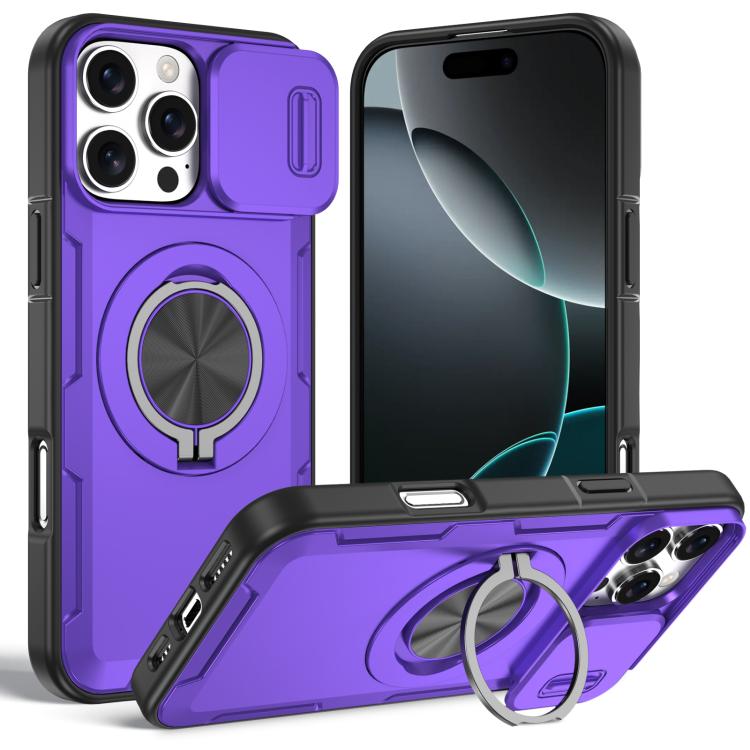 เคสโทรศัพท์ MagSafe พร้อมที่จับหมุน Camshield สำหรับ iPhone 17 Pro Max, สำหรับ iPhone 17 Pro, สำหรับ iPhone 16 Pro Max, สำหรับ iPhone 16 Pro, สำหรับ iPhone 16 Plus, สำหรับ iPhone 16, สำหรับ iPhone 15 Pro Max, สำหรับ iPhone 15 Pro