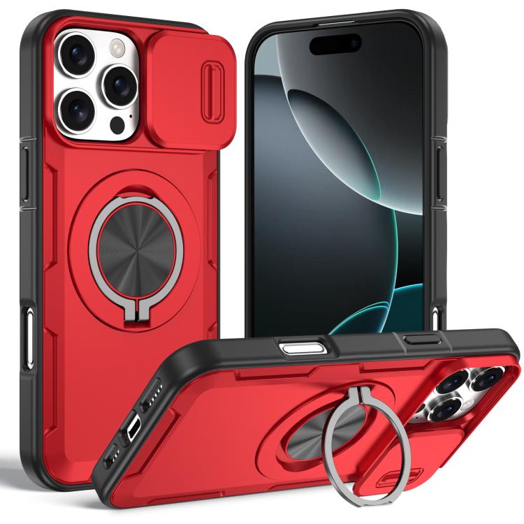 เคสโทรศัพท์ MagSafe พร้อมที่จับหมุน Camshield สำหรับ iPhone 17 Pro Max, สำหรับ iPhone 17 Pro, สำหรับ iPhone 16 Pro Max, สำหรับ iPhone 16 Pro, สำหรับ iPhone 16 Plus, สำหรับ iPhone 16, สำหรับ iPhone 15 Pro Max, สำหรับ iPhone 15 Pro