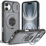 เคสโทรศัพท์ MagSafe พร้อมที่จับหมุน Camshield สำหรับ iPhone 17 Pro Max, สำหรับ iPhone 17 Pro, สำหรับ iPhone 16 Pro Max, สำหรับ iPhone 16 Pro, สำหรับ iPhone 16 Plus, สำหรับ iPhone 16, สำหรับ iPhone 15 Pro Max, สำหรับ iPhone 15 Pro