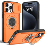 เคสโทรศัพท์ MagSafe พร้อมที่จับหมุน Camshield สำหรับ iPhone 17 Pro Max, สำหรับ iPhone 17 Pro, สำหรับ iPhone 16 Pro Max, สำหรับ iPhone 16 Pro, สำหรับ iPhone 16 Plus, สำหรับ iPhone 16, สำหรับ iPhone 15 Pro Max, สำหรับ iPhone 15 Pro