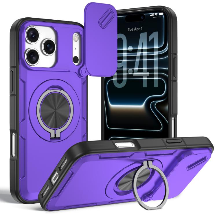 เคสโทรศัพท์ MagSafe พร้อมที่จับหมุน Camshield สำหรับ iPhone 17 Pro Max, สำหรับ iPhone 17 Pro, สำหรับ iPhone 16 Pro Max, สำหรับ iPhone 16 Pro, สำหรับ iPhone 16 Plus, สำหรับ iPhone 16, สำหรับ iPhone 15 Pro Max, สำหรับ iPhone 15 Pro