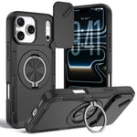 เคสโทรศัพท์ MagSafe พร้อมที่จับหมุน Camshield สำหรับ iPhone 17 Pro Max, สำหรับ iPhone 17 Pro, สำหรับ iPhone 16 Pro Max, สำหรับ iPhone 16 Pro, สำหรับ iPhone 16 Plus, สำหรับ iPhone 16, สำหรับ iPhone 15 Pro Max, สำหรับ iPhone 15 Pro