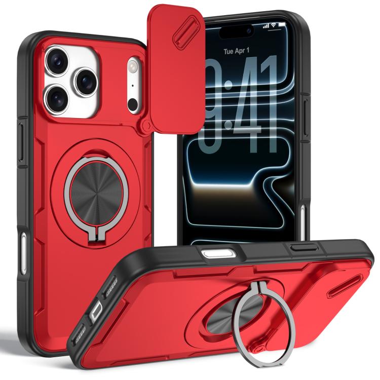 เคสโทรศัพท์ MagSafe พร้อมที่จับหมุน Camshield สำหรับ iPhone 17 Pro Max, สำหรับ iPhone 17 Pro, สำหรับ iPhone 16 Pro Max, สำหรับ iPhone 16 Pro, สำหรับ iPhone 16 Plus, สำหรับ iPhone 16, สำหรับ iPhone 15 Pro Max, สำหรับ iPhone 15 Pro