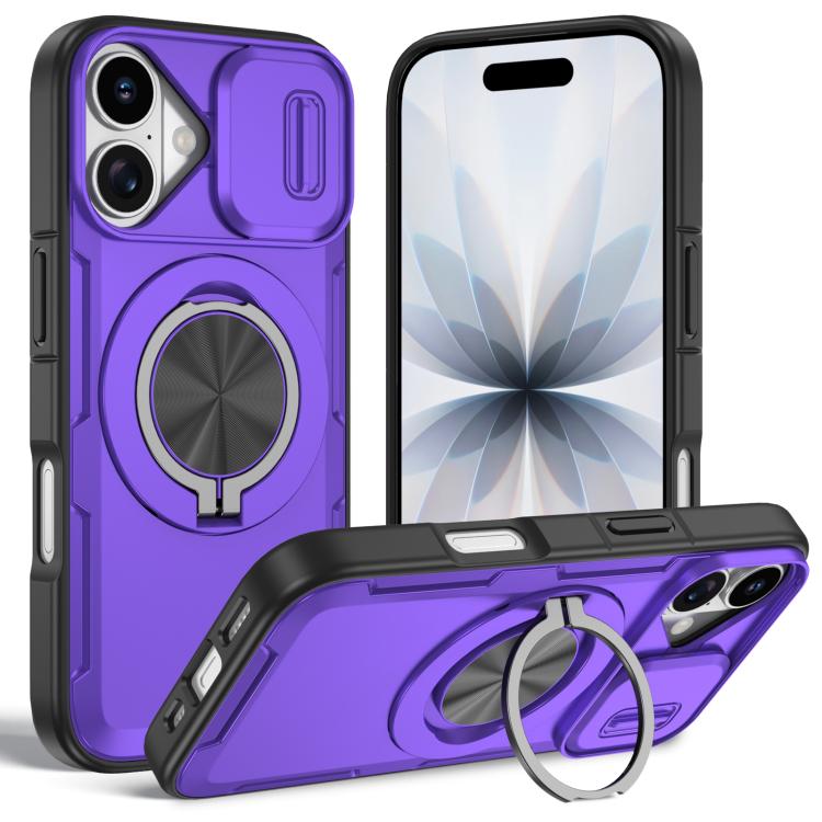 เคสโทรศัพท์ MagSafe พร้อมที่จับหมุน Camshield สำหรับ iPhone 17 Pro Max, สำหรับ iPhone 17 Pro, สำหรับ iPhone 16 Pro Max, สำหรับ iPhone 16 Pro, สำหรับ iPhone 16 Plus, สำหรับ iPhone 16, สำหรับ iPhone 15 Pro Max, สำหรับ iPhone 15 Pro