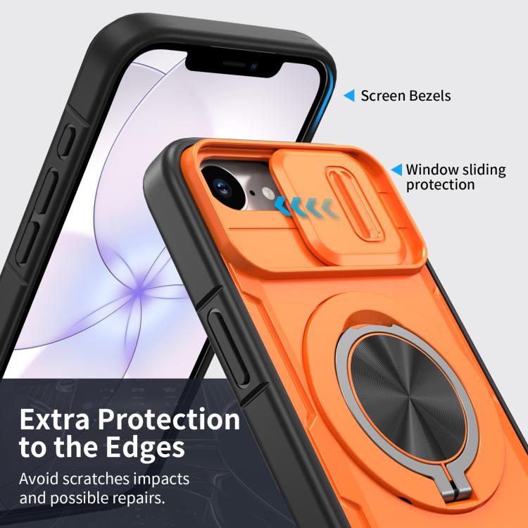 เคสโทรศัพท์ MagSafe พร้อมที่จับหมุน Camshield สำหรับ iPhone 17 Pro Max, สำหรับ iPhone 17 Pro, สำหรับ iPhone 16 Pro Max, สำหรับ iPhone 16 Pro, สำหรับ iPhone 16 Plus, สำหรับ iPhone 16, สำหรับ iPhone 15 Pro Max, สำหรับ iPhone 15 Pro