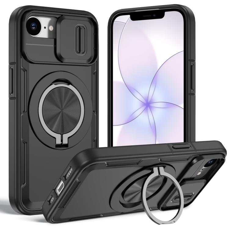 เคสโทรศัพท์ MagSafe พร้อมที่จับหมุน Camshield สำหรับ iPhone 17 Pro Max, สำหรับ iPhone 17 Pro, สำหรับ iPhone 16 Pro Max, สำหรับ iPhone 16 Pro, สำหรับ iPhone 16 Plus, สำหรับ iPhone 16, สำหรับ iPhone 15 Pro Max, สำหรับ iPhone 15 Pro