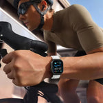 สายรัดนาฬิกาซิลิโคนหัวเข็มขัดหมุดสีดำ สำหรับ Apple Watch 46mm / 49mm / 45mm / 44mm, สำหรับ Apple Watch 42mm / 41mm / 40mm / 38mm
