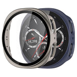 ฝาครอบเรือนนาฬิกา PC แบบฝ้าแบบบูรณาการฟิล์มกระจกนิรภัย xDfind สำหรับ Samsung Galaxy Watch8 44mm, สำหรับ Samsung Galaxy Watch8 40mm